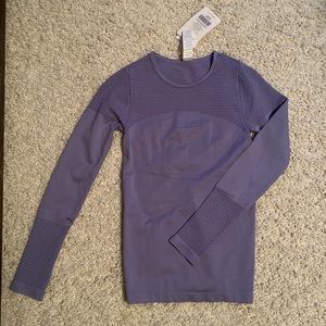 NWT Fabletics XS Musettta Seamless long sleeve top